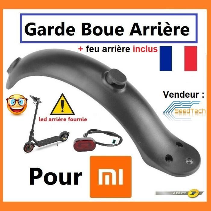 Garde boue Arrière pour trottinette XIAOMI M365 PRO 1S ESSENTIAL compatible de rechange pièce détaché xiaomi roue avant trottinette