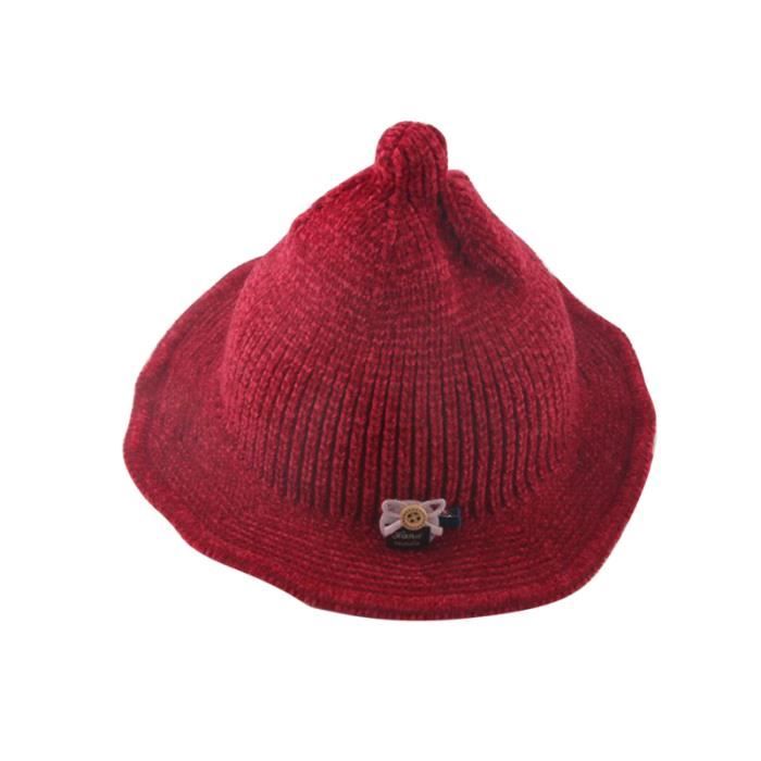 1PC belle mode au crochet chapeau pour les tout-petits enfants d'automne CASQUETTE - BONNET - CHAPEAU - PROTEGE OREILLE - SNOOD