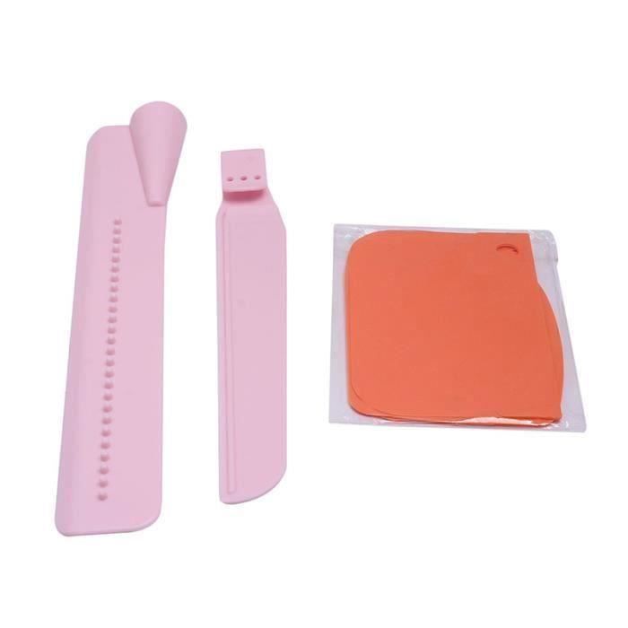 Lisseur Patisserie-Lisseur de Gateau, Lisseur Pate à Sucre Hauteu Adjustable+cadeau de 3 Spatules Patisserie Silicone Meg22188