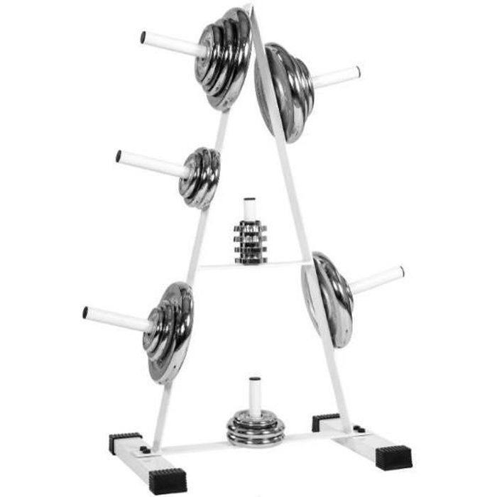 Rack de rangement - Support d'haltères (blanc) 52,5 * 39 * 92 cm