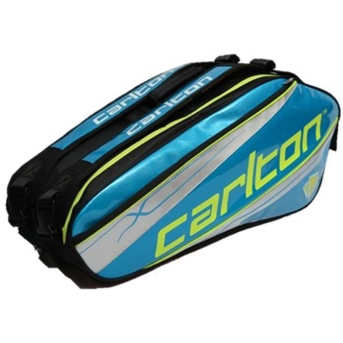 CARLTON - SAC POUR RAQUETTE DE BADMINTON - KINESIS TOUR 2COMP RKT BAG BLU/SLV