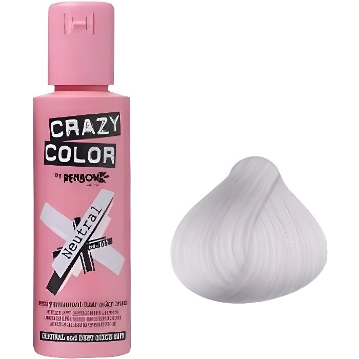 Coloration cheveux Crazy Color NEUTRAL BLANC