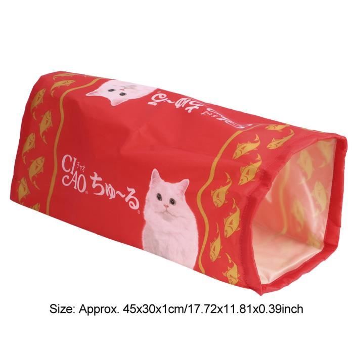 Tunnel pour chat,jouet pour chat,tapis pour chat,tunnel pour chat pliable-TIP