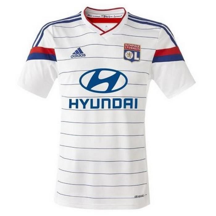 Maillot Adidas Officiel Homme Domicile OL de l'Olympique Lyonnais saison 2014-2015