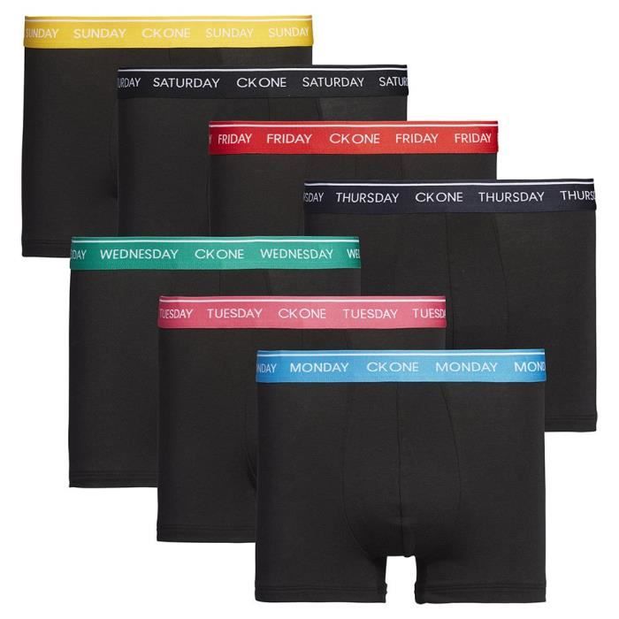 Vêtements Homme Vêtements Intérieurs Calvin Klein Trunk 7 Pack