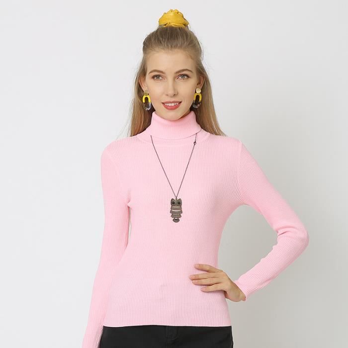 Pulls Femme Automne - chandail à col - FE15QVE