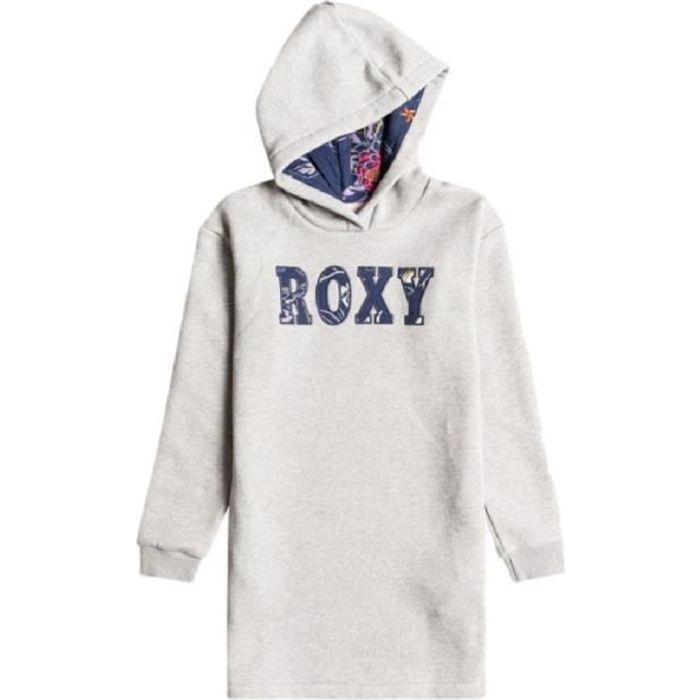 Robe sweat Grise Fille Roxy Sing It With Me