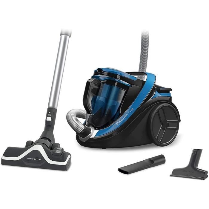 Rowenta, Aspirateur Sans Sac Puissant et Silencieux, 750 W, Accessoires Spéciaux Poils d’Animaux et Voiture Inclus, Silence Force