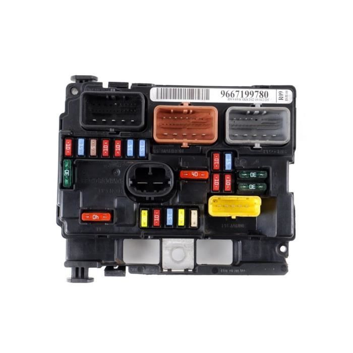 Module BSM Boîte à Fusibles Citroen C2 C3 I II C3 Picasso DS3 Peugeot 1007 207 9667199780 R09 9662783880 9664997780