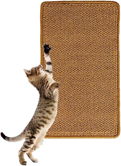 Tapis à Gratter HorizontalTapis Griffoir pour ChatGrattoir ChatEmpêchez Votre Chat de Gratter Votre Canapé et