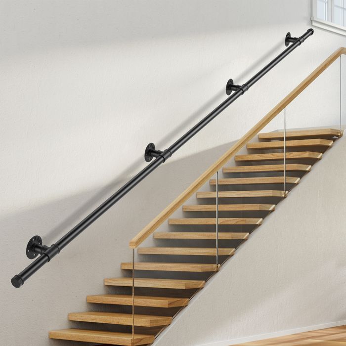 Main Courante Inox Pour Escalier - Intérieur/extérieur - Style A Blanc - Neuf