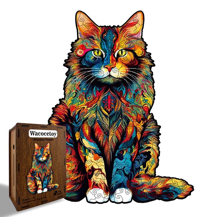 Puzzles en Bois, KAAYEE Puzzle Bois Arbre de Vie Yin‑Yang | Wooden Puzzle, Puzzle Bois Forme Animaux,15+ Puzzle Animaux Bois avec Boîte-cadeau en Bois