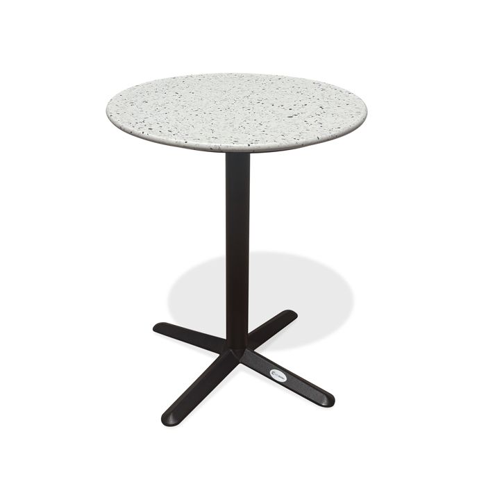 Table de Jardin Ronde en Terrazzo Bistro 60cm - vue 2