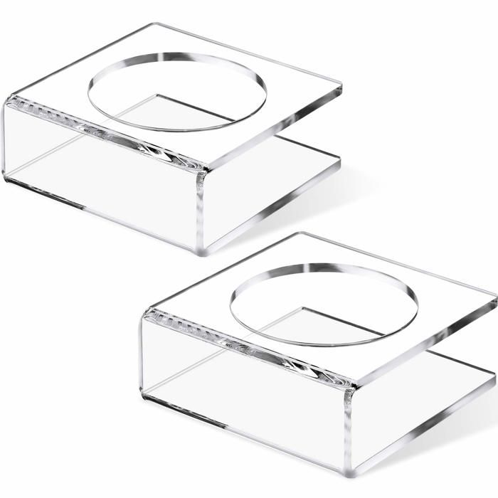 Support Balle Acrylique-2 Transparent Standard U Basket Football Bowling Présentoir Aucunely