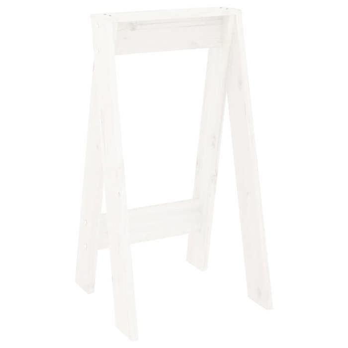 Siège relaxation(Adolescent/adulte) - Blanc - Tabourets lot de 2 blanc 40x40x75cm bois massif de pin C493807