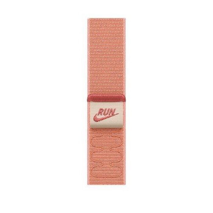 Accessoires bracelet et montre connectée Apple Boucle Sport Nike Rose Alpenglow 46 mm
