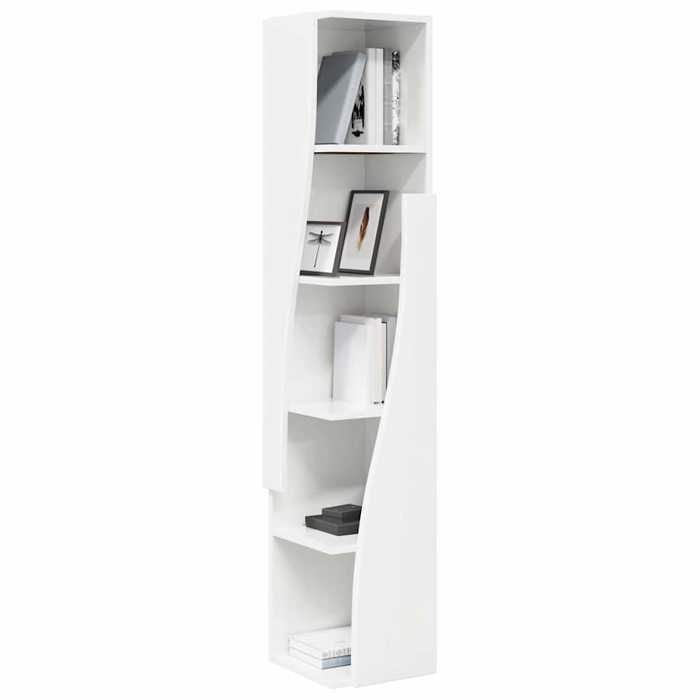Meuble dangle - Meuble de rangement - design simple - bois dingénierie - 5 étagères - gain de place - 275x27x140 cm psj13r292045