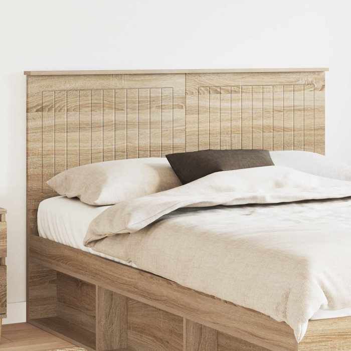 Tête de lit - vidaXL - bois dingénierie - chêne sonoma - 140 cm@pmb94s