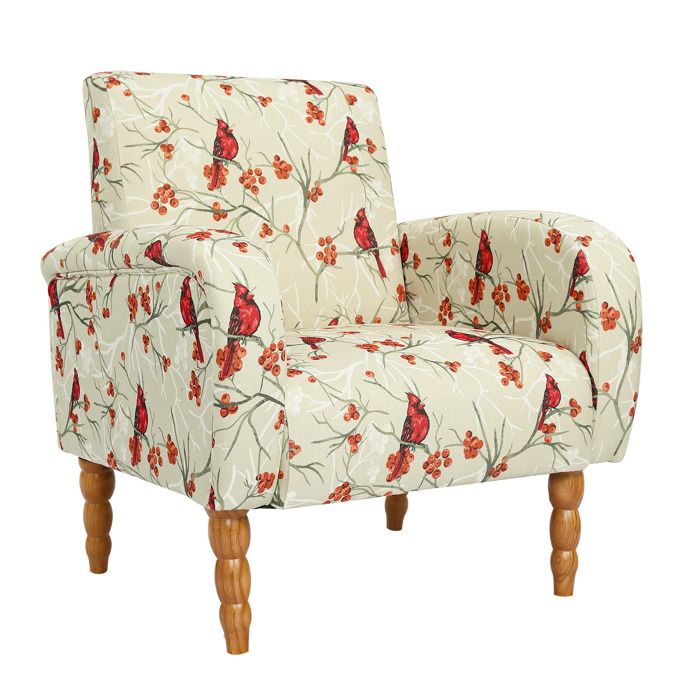 Fauteuil à oreilles HomeMiYN rembourré fauteuil de lecture confortable avec dossier haut pour salon