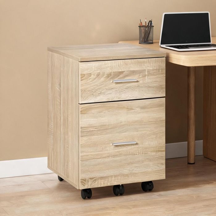 15.6 x 15.3 x 23 in and 5 x 39 x 58 Office Storage with Chêne Panneau De Particules