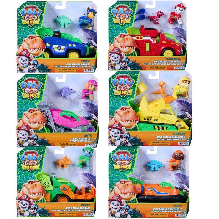 Paw Patrol voiture jouet Dino Movie véhicule - jouet coloré pour enfants