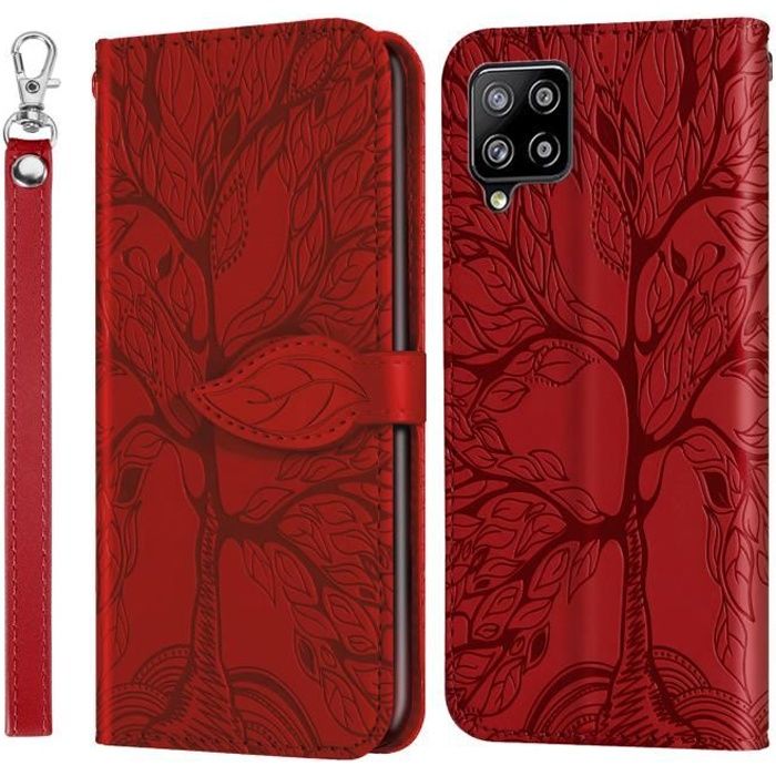 Pour Samsung Galaxy A12 Housse avec Support Téléphone Protection Housse