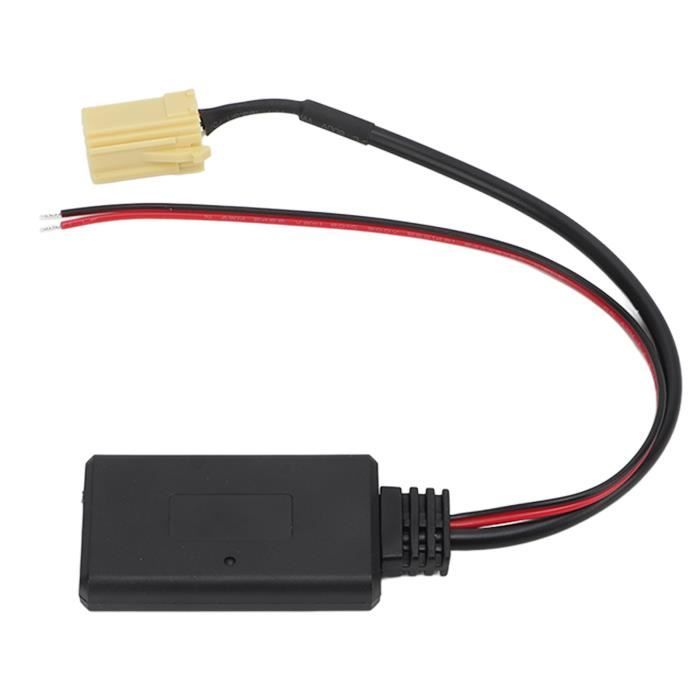 Adaptateur Bluetooth Pour Autoradio Ford 6000CD - Câble AUX-IN Avec Microphone - Compatible Focus, Fiesta, Mondeo...