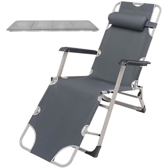 Chaises Longues Chaise Longue Bain De Soleil, Transat Jardin Pliable Et