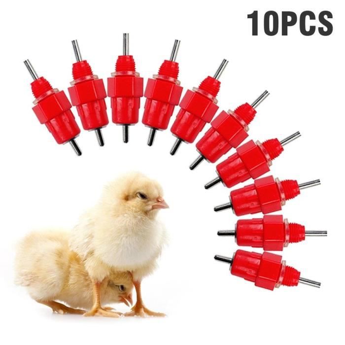 Kit Abreuvoir Poulet Volaille - Fontaine Eau Suspendue Avec Seau Grande Capacité