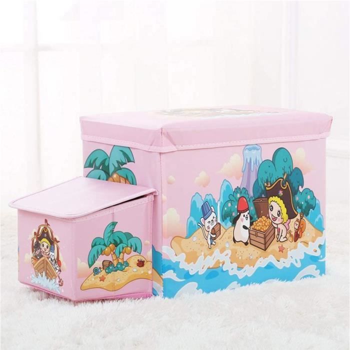 Pouf De Rangement Pour Enfants Et Adultes 39X39X39 Cm
