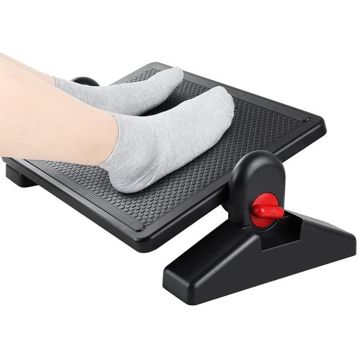 Repose-Pieds Bureau Réglable Aomdom - Avec Massage, 4 Hauteurs, Support 55 Kg - Confort Ergonomique