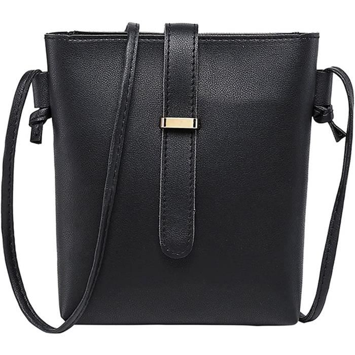 Sac à Bandoulière En Cuir PU Pour Femme – Mini Clutch Avec Poche Téléphone