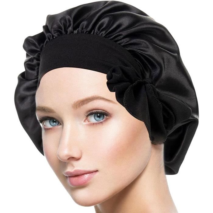 QCHOMEE Femme Bonnet Turban Extensible Bonnet De Nuit Sommeil Coton