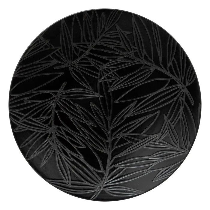 Lot de 6 Assiettes à Dessert Vegy 21cm Noir Lot de 6 Assiettes à Dessert Vegy 21cm Noir