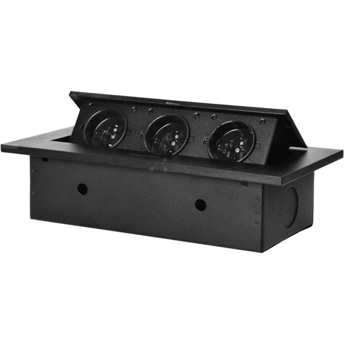 Miratic Bloc Prise Encastrable Plan De Travail Avec Câble De 3 M