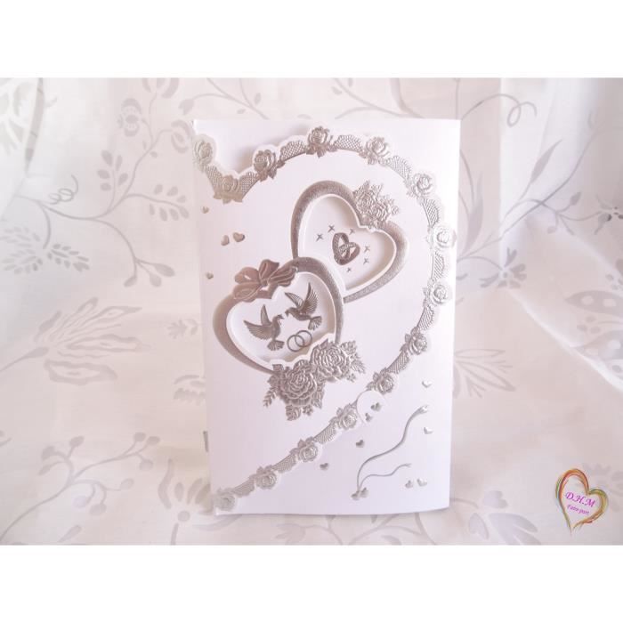 Faire Part Mariage Coeur Achat Vente Pas Cher