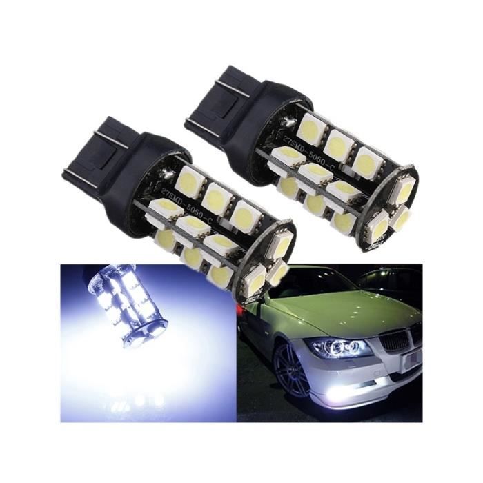 2 AMPOULE T20 W21/5W A 27 LED SMD 5050 CANBUS ANTI ERREUR