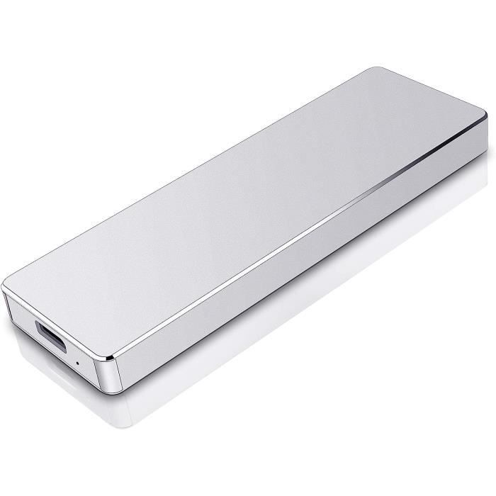 Disque Dur Externe 2to Type C USB3.1 Disque Dur Externe pour PC, Mac,  Ordinateur de Bureaup Wii U, Xbox(2to, Argent)[229] - Cdiscount Informatique