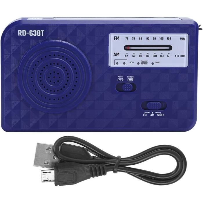 Olycism Radio Portables avec Batterie Rechargeable 4000mAh et écran LCD