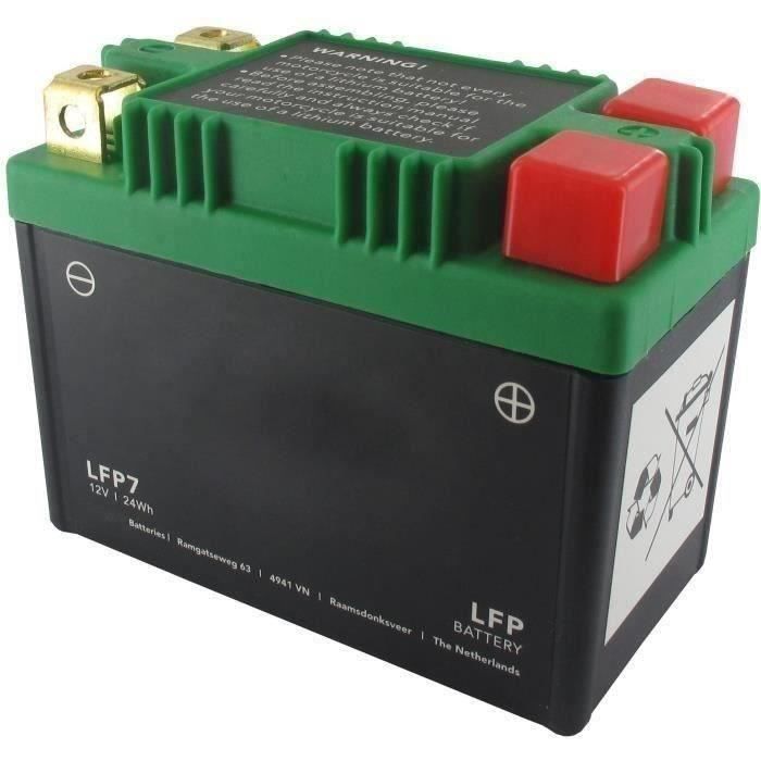 Batterie de démarrage Lithium-Fer-Potassium - 12V 10A - 24Wh