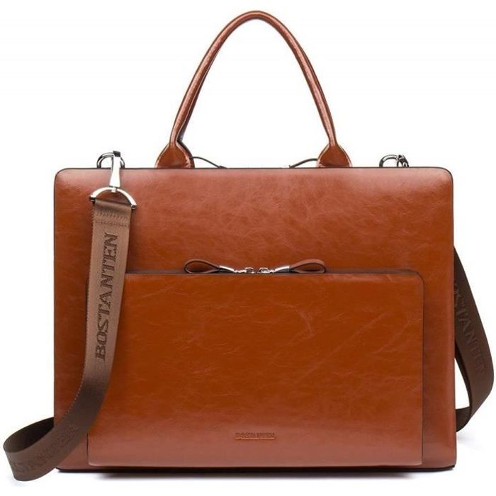 Sac A Main Bostanten Sac Serviette Cuir Homme Femme De Business De Bandouliere De Porte Document Marron 7366 Achat Vente Sac A Main Bostanten Sac 7366 Cdiscount