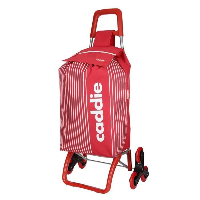 Caddie Poussette de marche 3 Roues VANERO Rouge
