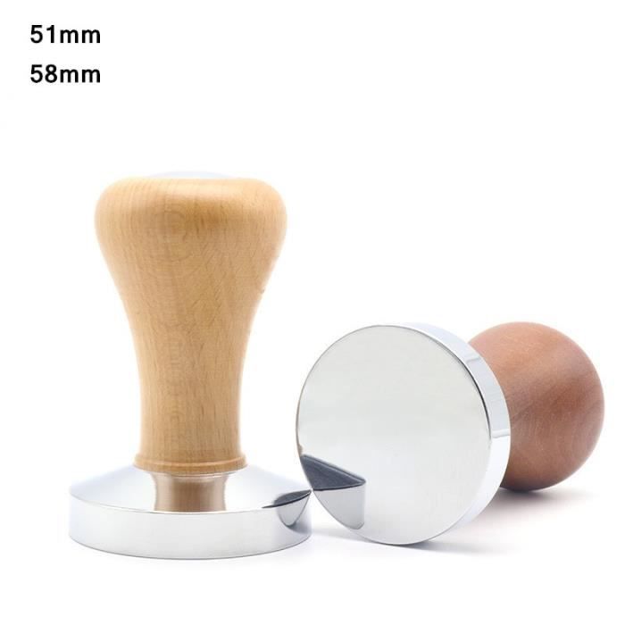 Tamper à Café Espresso MHW-3BOMBER 53 Mm - Calibré 13.6 Kg Avec Rétroaction Sonore