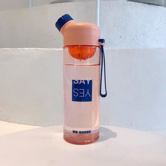 Gourde 500 Alu 1L Avec Bouchon Ouverture Rapide Pour La Randonnée - Bleu