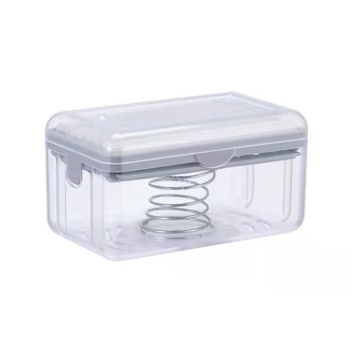 Lot De 2 Porte-savons En Forme De Feuille - Avec Ventouse Et égouttoir - Pour Salle De Bain Et Cuisine