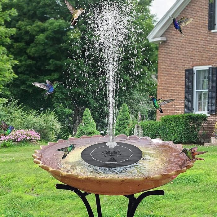 Fontaine Solaire de Jardin 3.5W ,Fontaine Solaire Extérieur Flottante