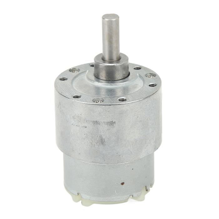 Moteur à Engrenages CC JGA25-370 DC24V 100RPM - Diamètre 25mm, Arbre Central Puissant Et Silencieux
