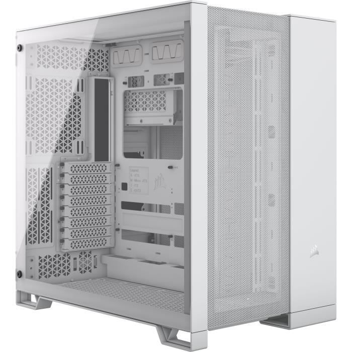 Boîtier PC – CORSAIR – 6500D Airflow Dual Chamber Super Mid-Tower – Blanc