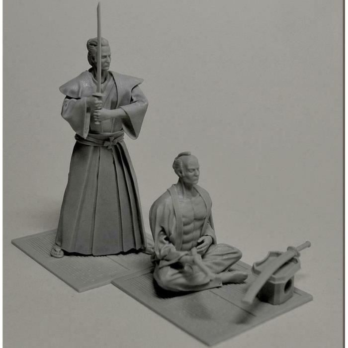 Kit Maquette Figurines Mirako En Résine 1/24 - Non Peintes, Non Assemblées - Pour Modélisme