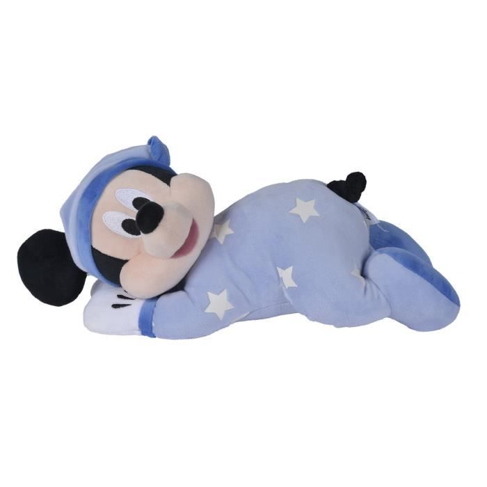 Doudou - Disney - Peluche Mickey Musicale Phosphorescente - 25cmx15cmx15cm  - Bébé - Bleu - Cdiscount Puériculture & Eveil bébé